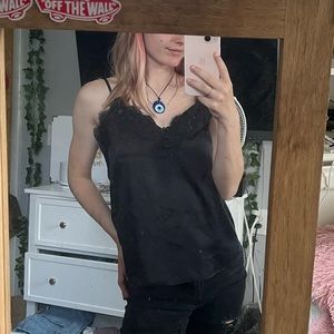 A&F silk top